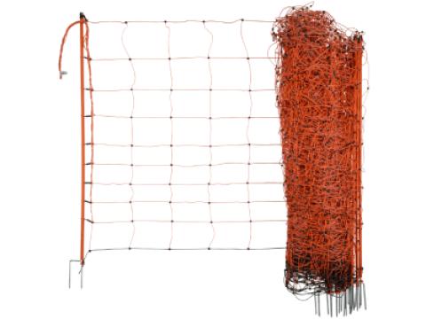 OviNet juhháló, narancs, 50 m x 108 cm, dupla leszúró tüskével OviNet juhháló, narancs, 50 m x 108 cm, dupla leszúró tüskével
