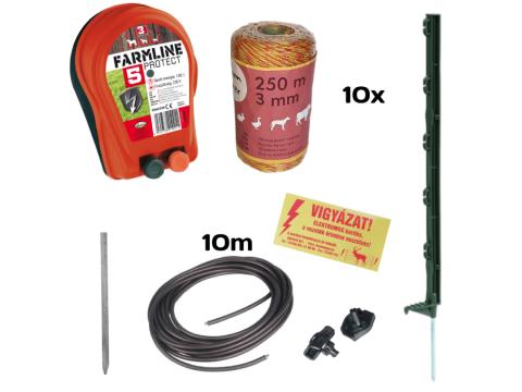 Hobby Farm Liner villanypásztor szett 1J Hobby Farm Liner villanypásztor szett 1J