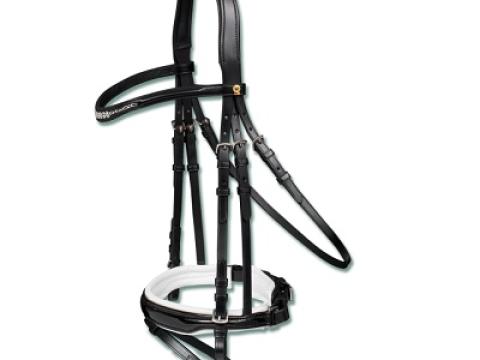 Waldhausen S-Line lakk blaze kantár - full Waldhausen S-Line lakk blaze kantár - full