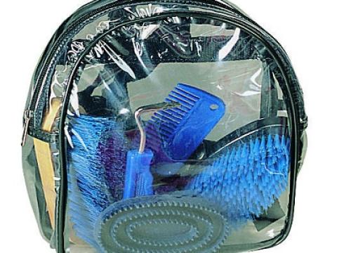 Lóápoló készlet hátizsákkal - kék Lóápoló készlet hátizsákkal - kék