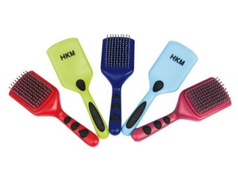 HKM Style farok- és sörényápoló kefe - sötétkék