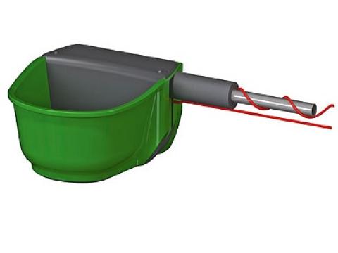 SH30 fűthető műanyag úszószelepes itató 230W csőfűtés nélkül SH30 fűthető műanyag úszószelepes itató 230W csőfűtés nélkül