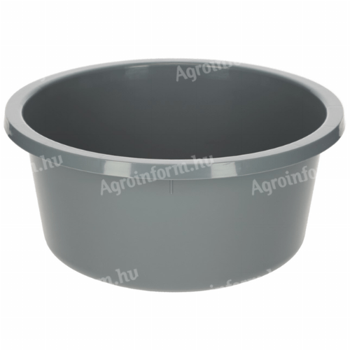 Takarmánytál többféle színben - szürke