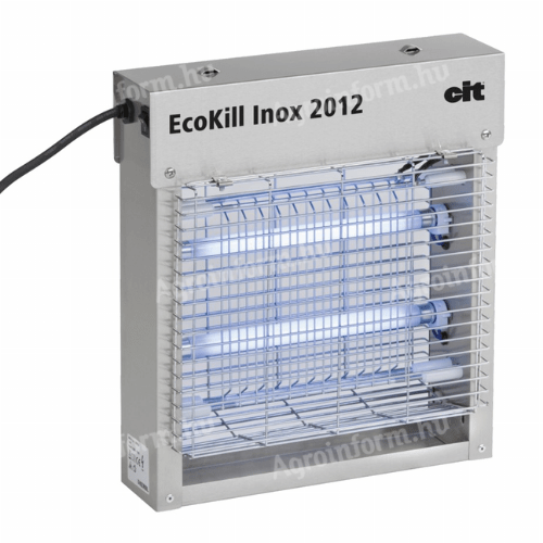 EcoKill Inox légyírtó többféle - EcoKill Inox 2012 2x6 Watt rozsdamentes