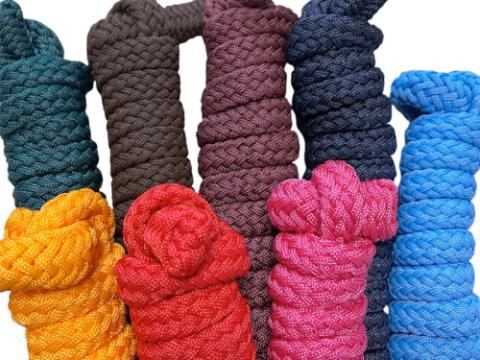 Pánikkarabíneres vezetőszár - piros