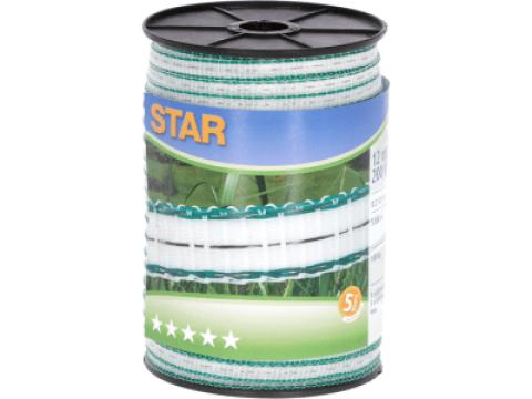 STAR CLASSE szalag Deluxe fehér/zöld 12 mm/200 m STAR CLASSE szalag Deluxe fehér/zöld 12 mm/200 m