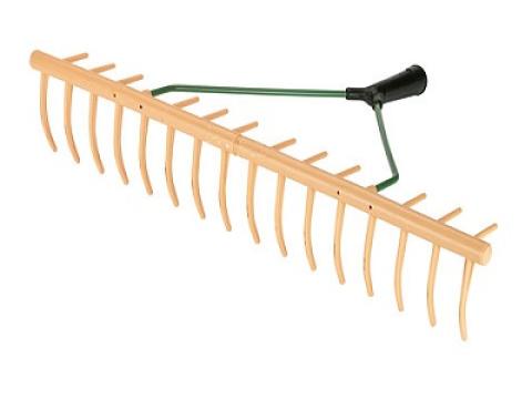 Műanyag gereblye, fűfoggal