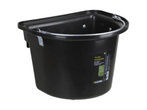 Abrakos vödör akasztóval és füllel, fekete Abrakos vödör akasztóval és füllel, fekete