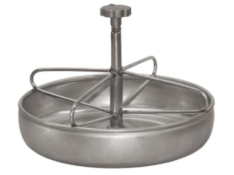 Csészés malacitató, nemesacél 25 cm Csészés malacitató, nemesacél 25 cm