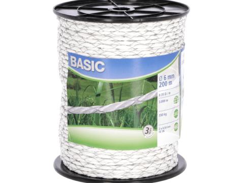 BASIC CLASSE vezeték, fehér 6 mm/200 m, 2X0,5 mm BASIC CLASSE vezeték, fehér 6 mm/200 m, 2X0,5 mm