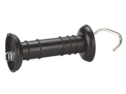 Kapufogó vezetékhez, rugós fekete Kapufogó vezetékhez, rugós fekete