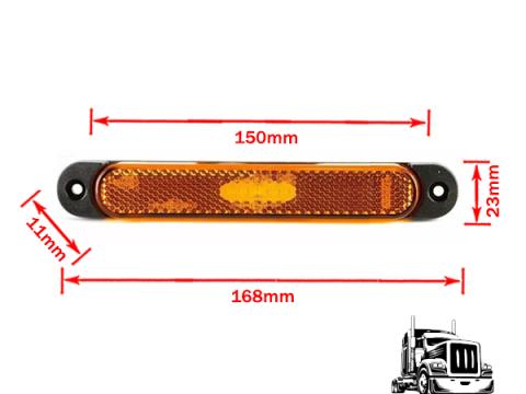 Lámpa helyzet LED hosszú Fristom 12-36V