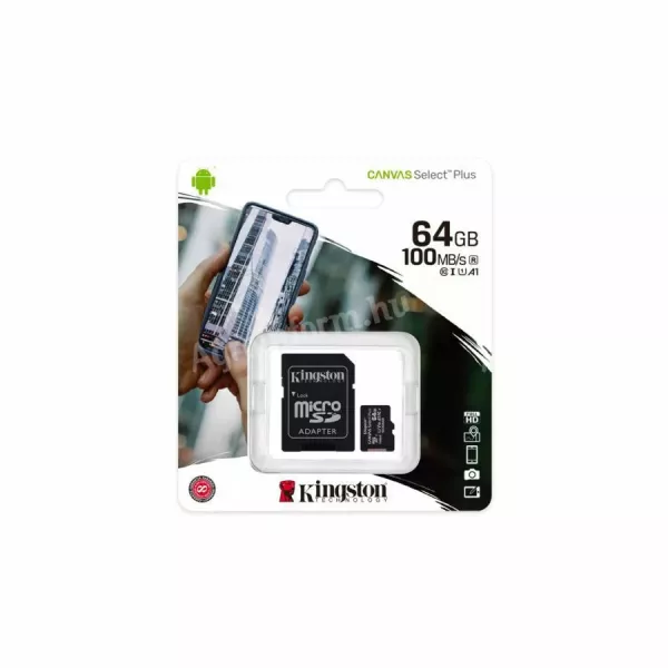 micro SD memóriakártya 100Mb/s SD adapterrel