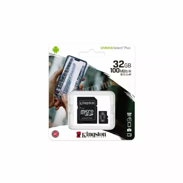 micro SD memóriakártya 100Mb/s SD adapterrel