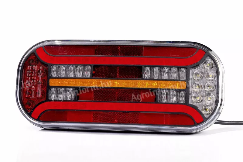 Lámpa LED 6 funkciós dinamikus indexszel prizmás 12-36V