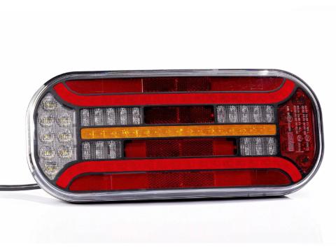 Lámpa LED 6 funkciós dinamikus indexszel prizmás 12-36V Lámpa LED 6 funkciós dinamikus indexszel prizmás 12-36V