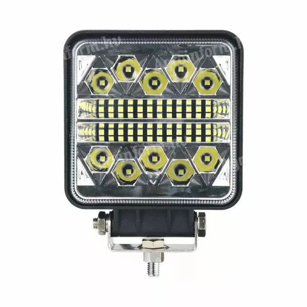 Munkalámpa LED szögletes kombinált fény 12/24V