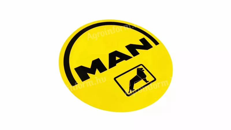 Matrica MAN kör retro 22cm