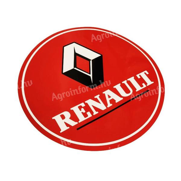 Matrica Renault-hoz kör retro 22cm