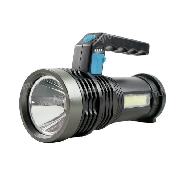 Elemlámpa akkumulátoros kézi reflektor 100 lumen