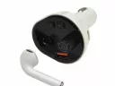 Szivargyújtós töltő és Bluetooth FM Transzmitter, fülhallgatóval
