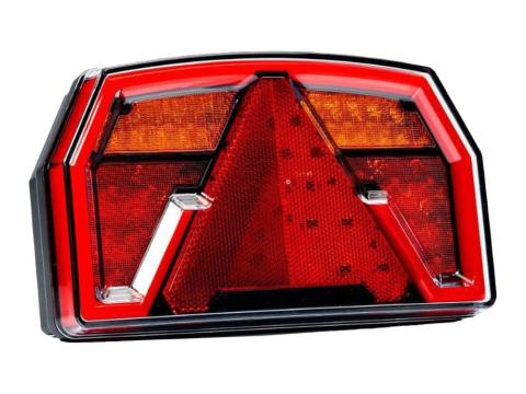 Lámpa LED 3 funkciós háromszög prizmás kábeles bal Canbus 12V Lámpa LED 3 funkciós háromszög prizmás kábeles bal Canbus 12V