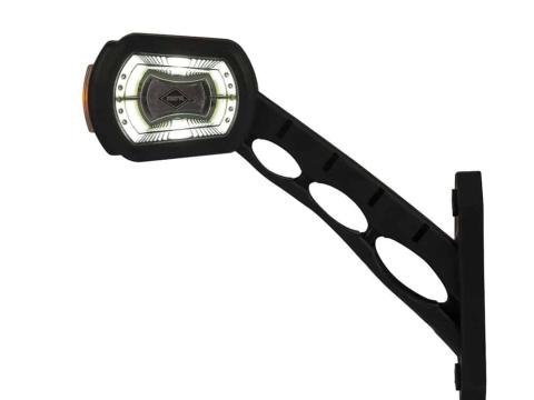 Szélességjelző gumilámpa egyenes nagy LED-es 3 funkciós