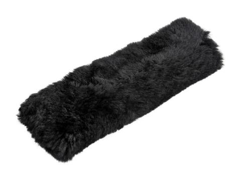 Biztonsági öv párna fekete báránybőr Biztonsági öv párna fekete báránybőr