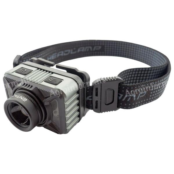 Fejlámpa akkus 1200 lumen IP65 fókuszálható, szenzoros