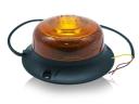 Villogólámpa sárga LED-es 12V/24V 18 LED mini