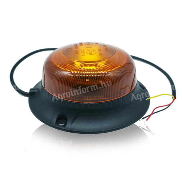 Villogólámpa sárga LED-es 12V/24V 18 LED mini