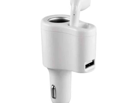 Bluetooth fülhallgató headset szivargyújtós töltővel Bluetooth fülhallgató headset szivargyújtós töltővel