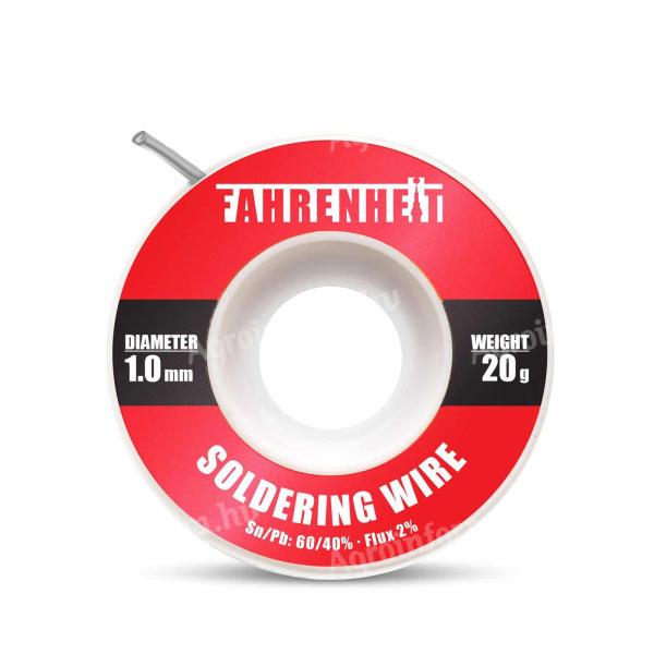 Forrasztó ón (cin) 1 mm, 20 g