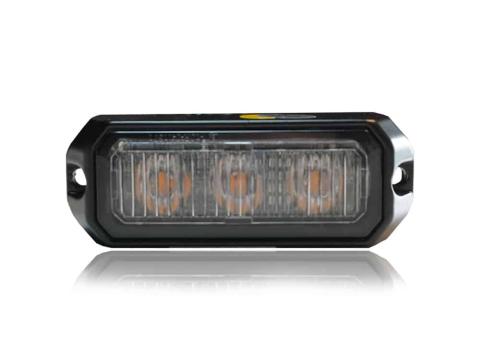 Villogólámpa kiegészítő 3LED sárga 12/24V 26 funkciós