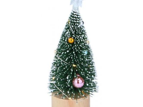 Karácsonyfa dekor 22,5 cm 10 LED elemes