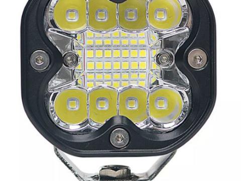 Munkalámpa LED szögletes kombinált fény 12/24V