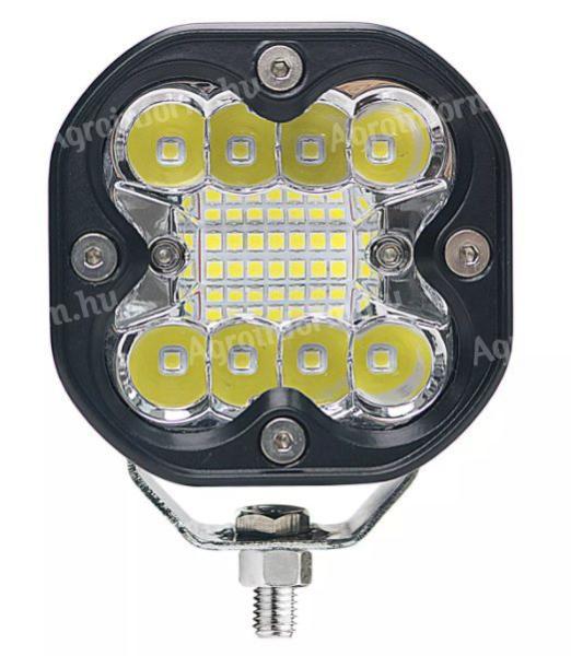 Munkalámpa LED szögletes kombinált fény 12/24V