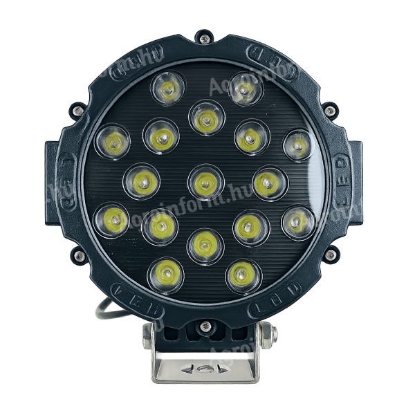 Távolsági fényszóró Led-es kör 51W fehér