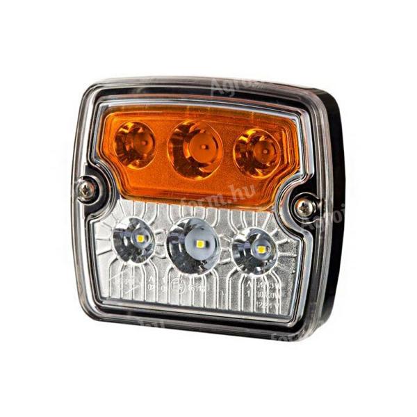 Lámpa traktor első helyzetjelző és index Led kicsi 12/24V