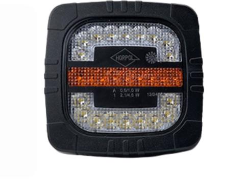 Lámpa traktor első helyzetjelző és index Led 12/24V