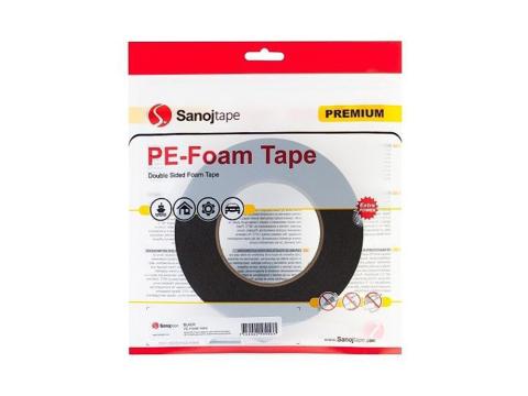 Kétoldalú ragasztószalag habréteges 19mm x 1mm x 10m