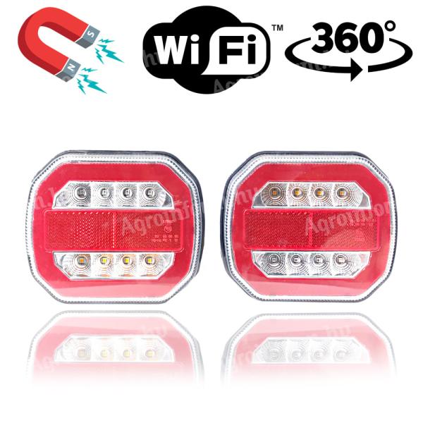 Lámpa LED vezeték nélküli mágneses prizmás 12V