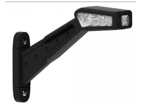 Szélességjelző gumilámpa egyenes nagy LED-es szögletes