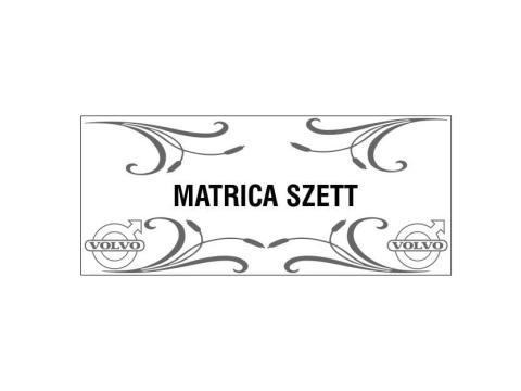 Matricaszett 4db-os oldalablakra kamion típusokkal