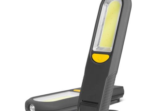 Szerelőlámpa mágneses akasztóval - vészjelzővel COB + SMD LED