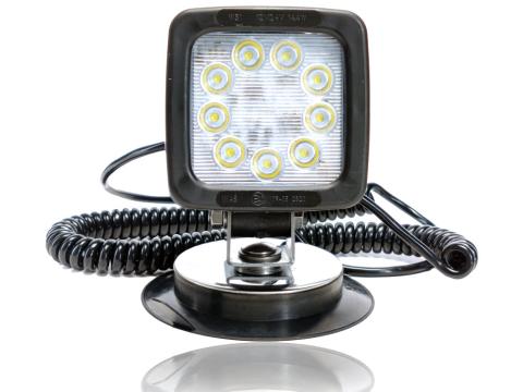 Munkalámpa LED szögletes mágneses szivargyújtós