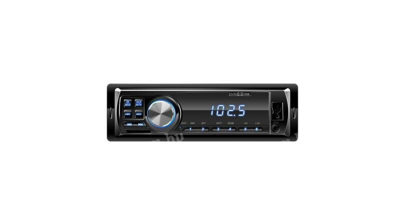 Autórádió és MP3 lejátszó (BT, MP3, FM, USB, SD, AUX) kék