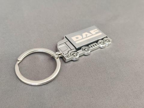 Kamion kulcstartó gravírozott logóval Kamion kulcstartó gravírozott logóval