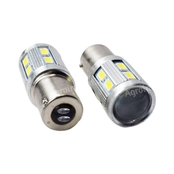 SMD LED izzó pár Bay15D foglalattal