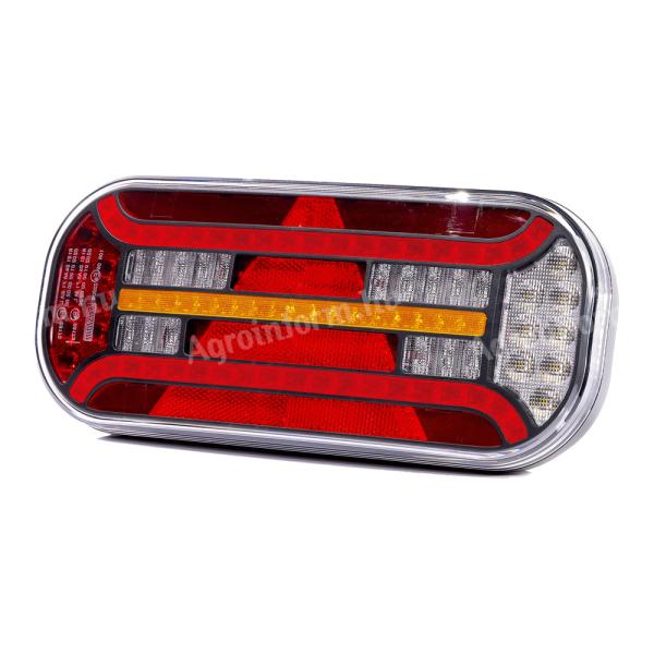 Lámpa LED 6 funkciós dinamikus indexxel háromszög prizmás 12-36V
